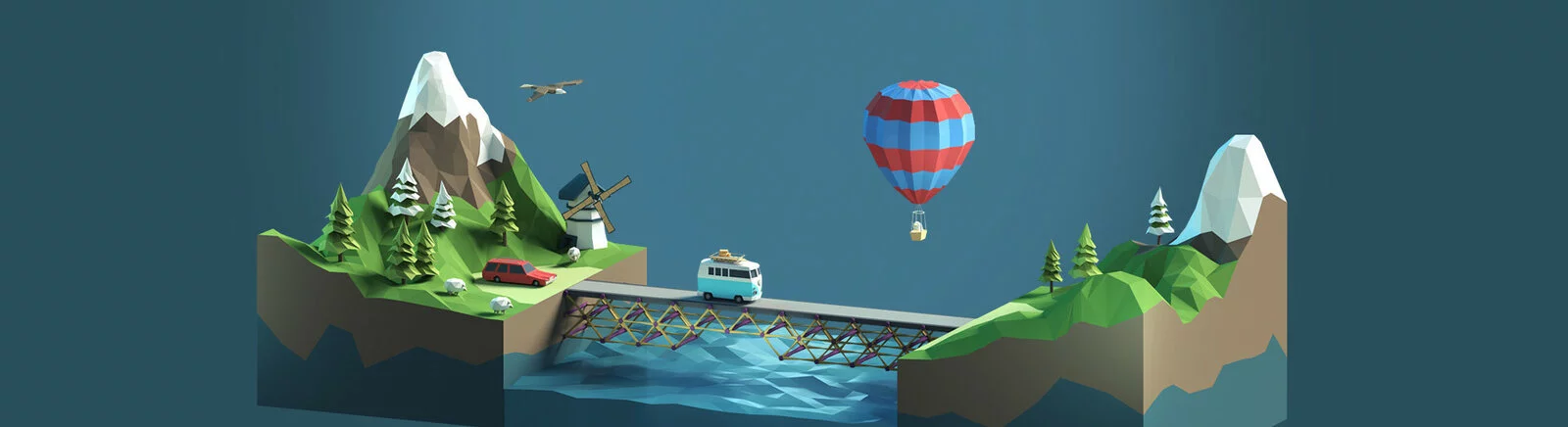 Poly Bridge — Трейнер / Trainer (+2) [0.74b: Steam] [elDDS] / Eğitmenler / Hileler
