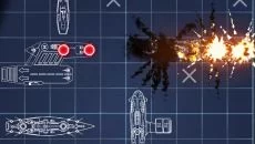 Fleet Battle - Savaş gemileri / denizaltılar türünde bir oyun