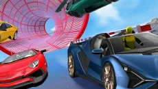 Superhero Car Stunts - Racing Car Games - Numaralar türünde bir oyun