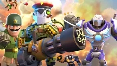 Rebel Bots: Epic War PvP Clash - Koleksiyon kart oyunu (KKO) türünde bir oyun