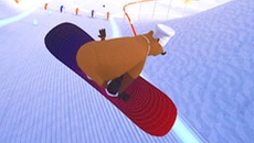 Slidecrashers 3D : Animal Race - Kaykaylar türünde bir oyun